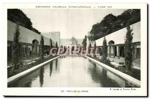 Cartes postales Exposition coloniale internationale Paris 1931 Pavillon Du Maroc