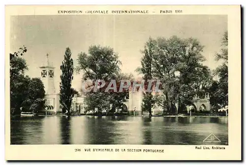 Cartes postales Exposition coloniale internationale Paris 1931 Vue D Ensemble De La Section Portugaise