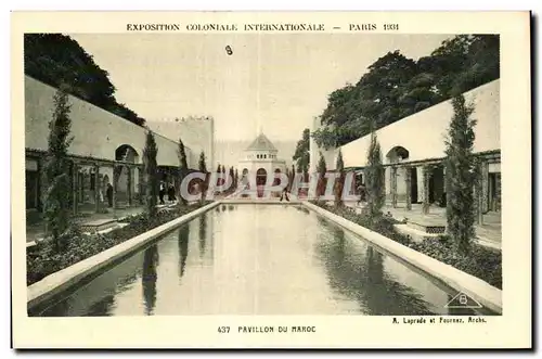 Cartes postales Exposition coloniale internationale Paris 1931 Pavillon Du Maroc