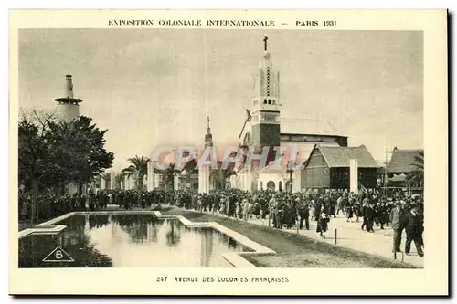 Ansichtskarte AK Exposition coloniale internationale Paris 1931 Avenue Des Colonies Francaises