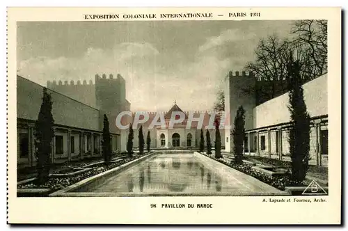 Cartes postales Exposition coloniale internationale Paris 1931 Pavillon Du Maroc