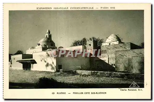 Ansichtskarte AK Exposition coloniale internationale Paris 1931 Algerie Pavillon Cote Sud Algerien