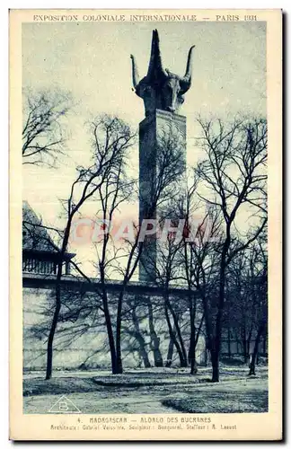 Cartes postales Exposition coloniale internationale Paris 1931 Madagascar Algalo Des Bucranes