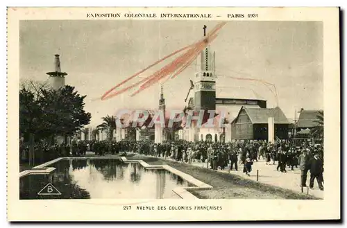 Ansichtskarte AK Exposition coloniale internationale Paris 1931 Avenue Des Colonies Francaises