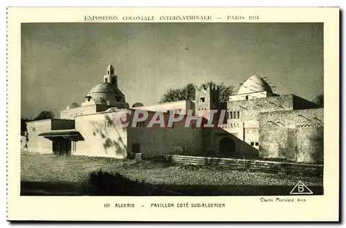 Cartes postales Exposition coloniale internationale Paris 1931 Aloerie Pavillon Cote Sud Algerien