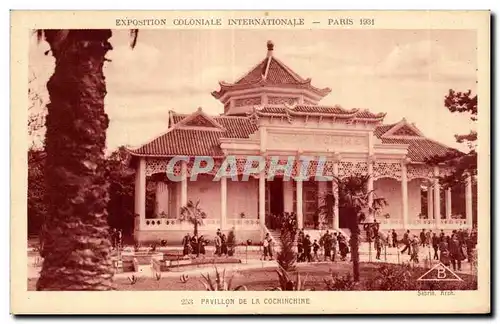 Ansichtskarte AK Exposition coloniale internationale Paris 1931 Pavillon De la Cochinchine