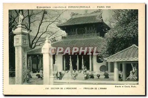 Cartes postales Exposition Coloniale Internationale Paris 1931 Section De L Indocmine Pavillon De L annam