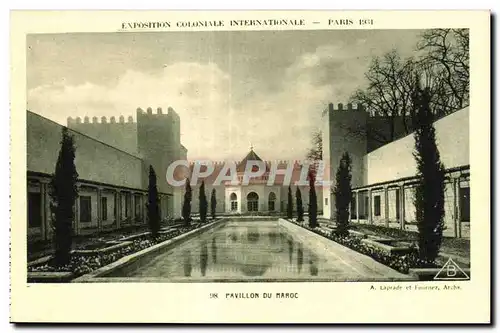 Cartes postales Exposition Coloniale Internationale Paris 1931 Pavillon Du Maroc