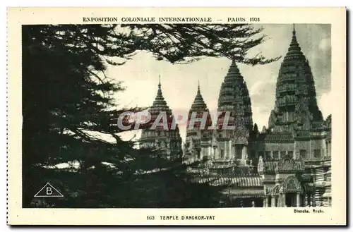 Cartes postales Exposition Coloniale Internationale Paris 1931 Temple D Angkor Vat