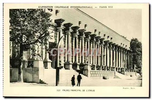 Cartes postales Exposition Coloniale Internationale Paris 1931 Palais Principal De L Italie