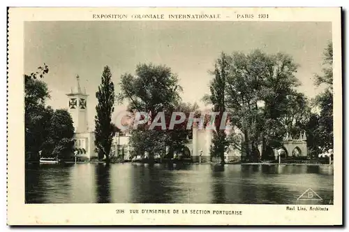 Cartes postales Exposition Coloniale Internationale Paris 1931 Vue D Ensemble De La Section Portugaise