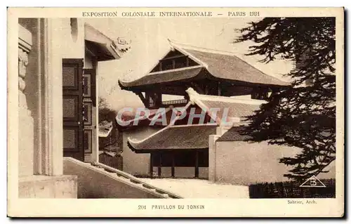 Ansichtskarte AK Exposition Coloniale Internationale Paris 1931 Pavillon Du Tonkin