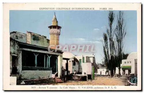 Ansichtskarte AK - Exposition Coloniale Internationale - Paris 1931 Section Tunisienne - Le Cafe Maure