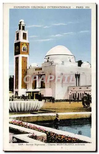 Cartes postales - Exposition Coloniale Internationale - Paris 1931 Section Algerrienne