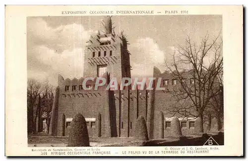 Ansichtskarte AK EXPOSITION COLONIALE INTERNATIONALE - PARIS 1931 Palais de l afrique occidentale francaise Le pa