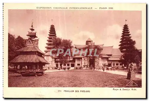 Ansichtskarte AK Exposition Coloniale Internationale de paris pavillon des pays bas