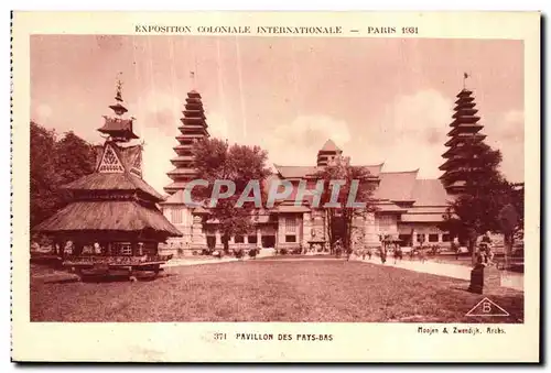 Cartes postales Exposition Coloniale Internationale de paris pavillon des pays bas