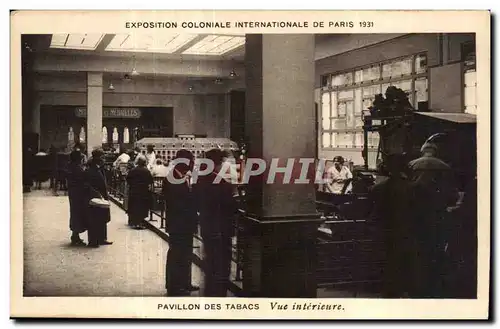 Ansichtskarte AK Exposition Coloniale Internationale de paris pavillon des tabacs vue interieure