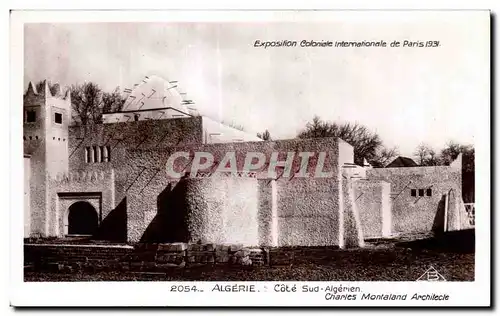 Cartes postales - Exposition Coloniale Internationale - Paris 1931 Algerie Cote Sud - Algerien