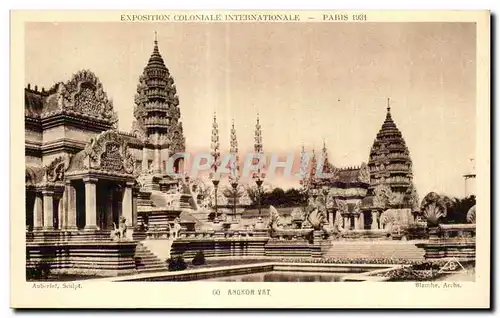 Cartes postales - Exposition Coloniale Internationale - Paris 1931 Angkor Vat