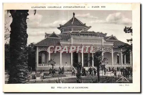 Ansichtskarte AK -Exposition Coloniale Internationale - Paris 1931 Pavillon de la Cochinchine