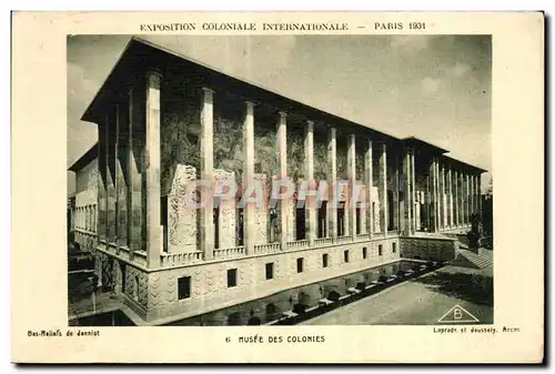 Ansichtskarte AK - Exposition Coloniale Internationale - Paris 1931 Musee des Colonies