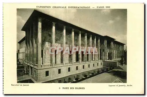 Cartes postales -Exposition Coloniale Internationale - Paris 1931 Musee des Colonies