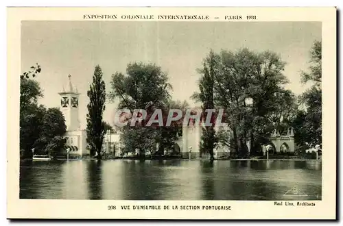 Cartes postales -Exposition Coloniale Internationale - Paris 1931 Vue D Ensemble de la section Portugaise