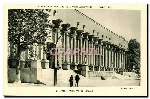 Ansichtskarte AK -Exposition Coloniale Internationale - Paris 1931 Palais Principle de L Italie