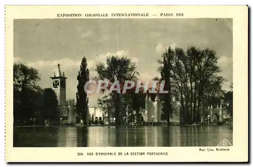 Cartes postales - Exposition Coloniale Internationale - Paris 1931 Vue d Ensemble de la Section Portugaise