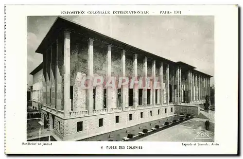 Cartes postales - Exposition Coloniale Internationale - Paris 1931 Musee des Colonies