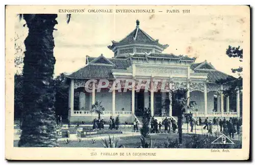 Cartes postales - Exposition Coloniale Internationale - Paris 1931 Pavillon de la Cochichine