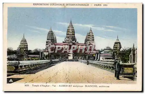 Cartes postales - Exposition Coloniale Internationale - Paris 1931 Temple d Angkor- Vat