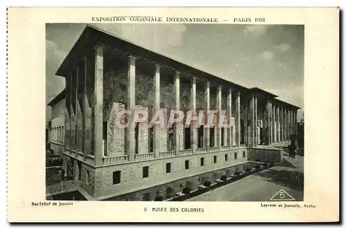 Cartes postales - Exposition Coloniale Internationale - Paris 1931 Musee des Colonies