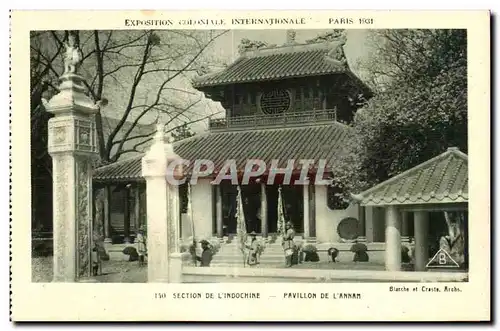 Cartes postales - Exposition Coloniale Internationale - Paris 1931 Section de l Indochine - Pavillon de l Annam