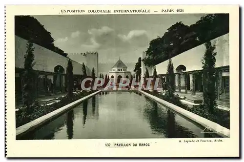 Cartes postales - Exposition Coloniale Internationale - Paris 1931 Pavillon du Maroc