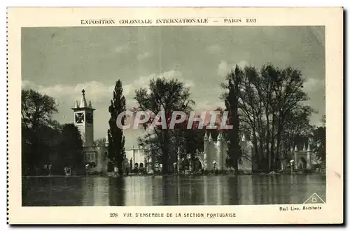 Cartes postales -Exposition Coloniale Internationale - Paris 1931 Vue d Ensemble de la Section Portugaise