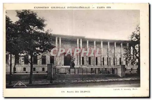 Cartes postales - Exposition Coloniale Internationale - Paris 1931 Musee des Colonies