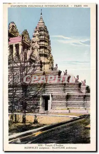 Cartes postales - Exposition Coloniale Internationale - Paris 1931 Temple d Angkor Vat