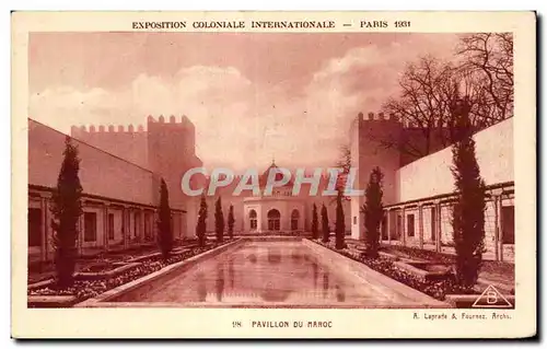 Cartes postales -Exposition Coloniale Internationale - Paris 1931 Pavillon du Maroc