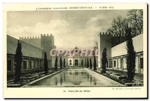 Cartes postales -Exposition Coloniale Internationale - Paris 1931 Pavillon du Maroc