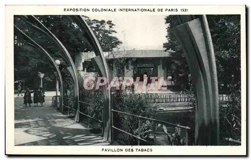 Ansichtskarte AK -Exposition Coloniale Internationale - Paris 1931 Pavillon des Tabacs