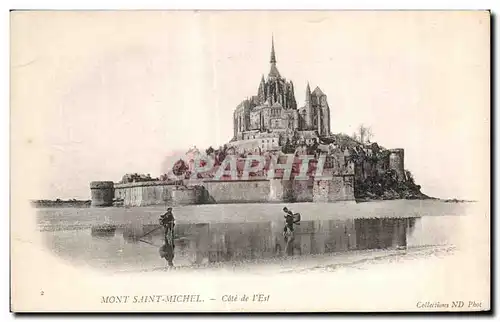 Cartes postales Mont saint michel cote de l est