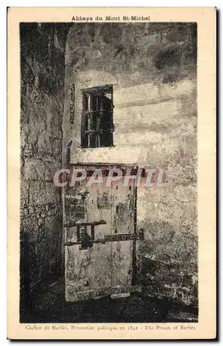 Cartes postales Cachot de Barbes prisonnier politique en The prison of bardes