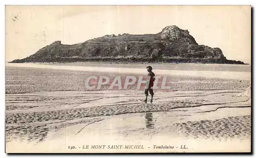 Ansichtskarte AK Le mont saint michel Tombelaine