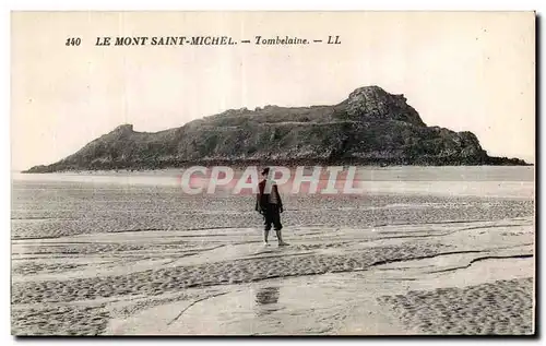 Ansichtskarte AK Le mont saint michel Tombelaine