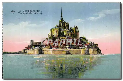 Cartes postales Mont st michel Vue generale