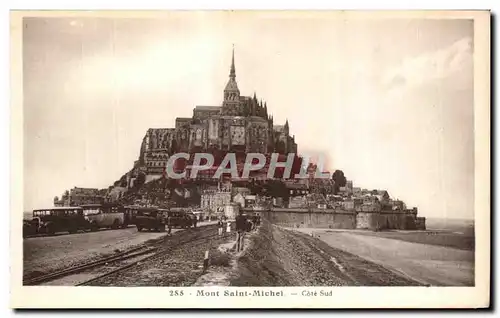 Cartes postales Mont saint michel cote sud