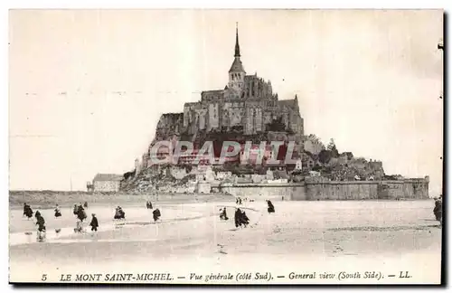 Cartes postales Le mont saint michel Vue generale generale view