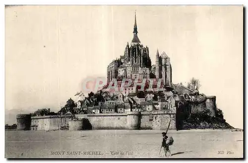 Cartes postales Mont saint michel Cote de l est